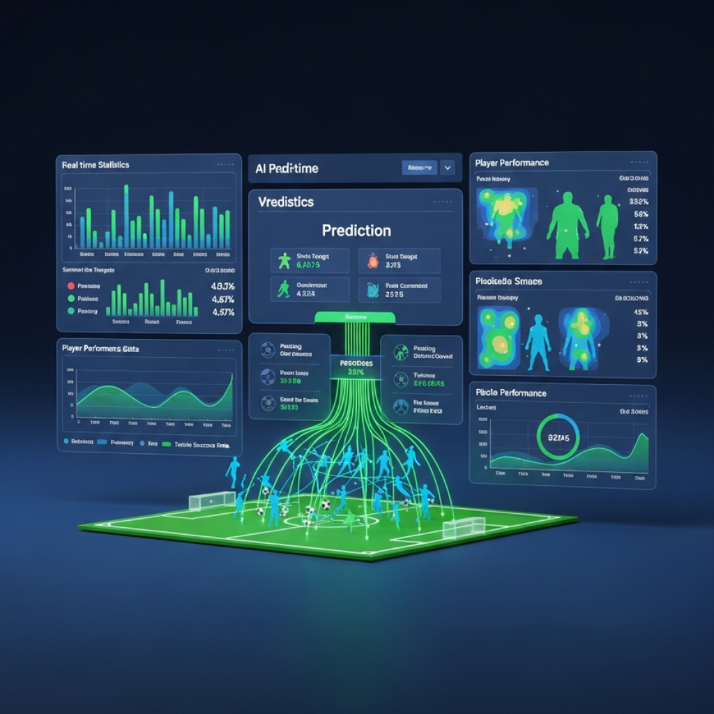 BLOG AI football prediction tool interface showing match statistics and projected outcomes for Malaysian bettors