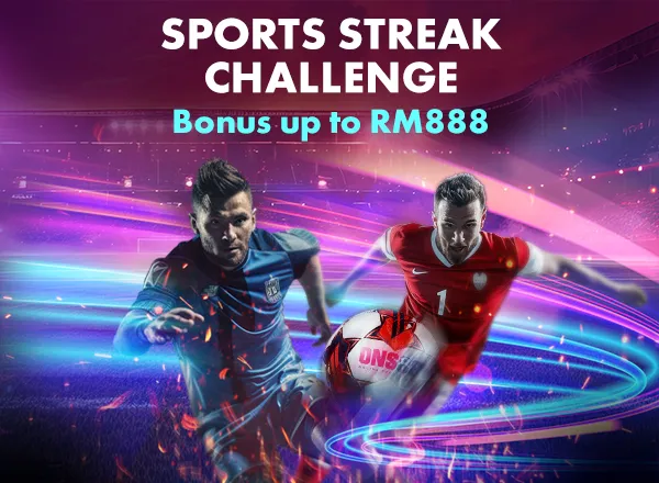 Sport streak challenge win up to RM888